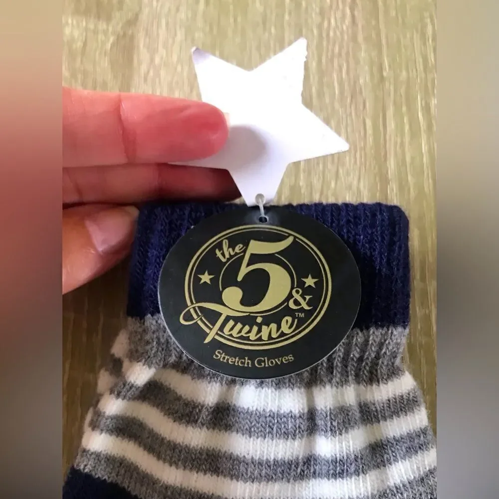 NWT … THE 5 & TWINE Kid’s “Stretch” Gloves